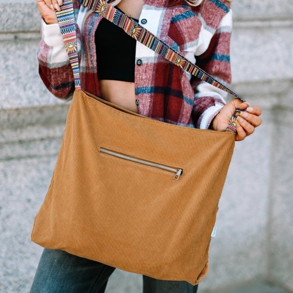 Boho Corduroy Bag - Picture 2 of 7
